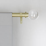 Single Curtain Rods | color: Brass | size: 72-144" (183-366 cm) | diameter: 1" (2.5 cm)